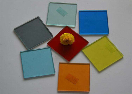 Buy Ford Blue Tinted Float Glass Flat Shape Coloured Float Glass For Furniture Decoration online manufacture