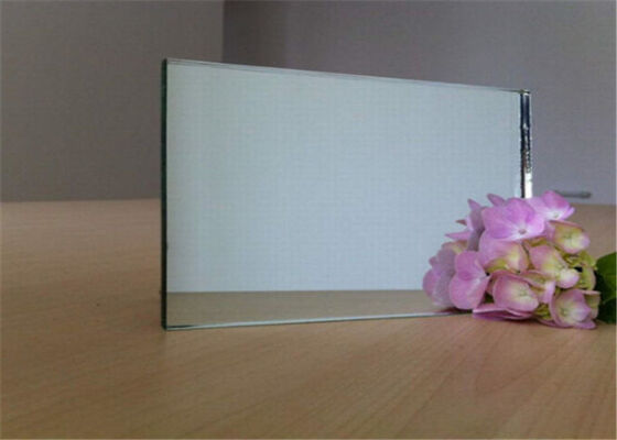 Buy Clear / Colored Mirror Glass Sheet 1.1mm - 8mm Vinyl Backed Safety Mirror For Building online manufacture