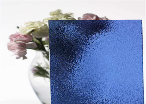 Buy Flat Shaped Decorative Patterned Glass / Aqualite Embossed Glass For Bathroom online manufacture