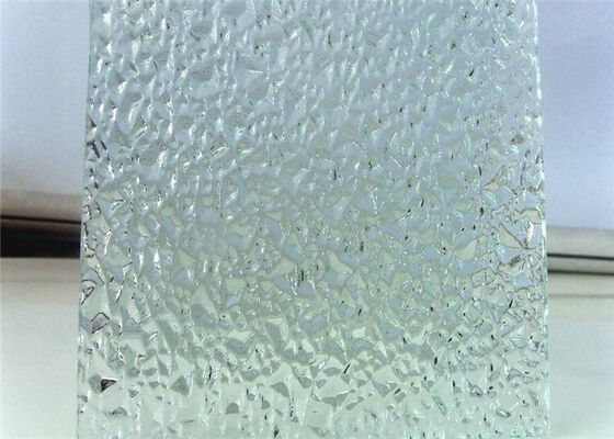 Buy Diamond Embossed Decorative Patterned Glass 2mm 4mm 6mm Thickness For Shower Door online manufacture