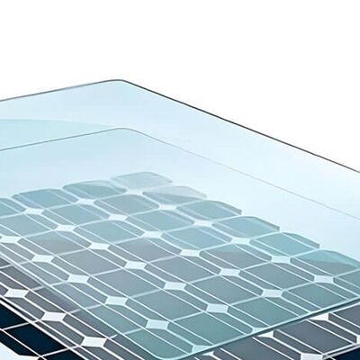 Beli Kaca PV Modul Depan Kaca Tempered Surya Besi Rendah 3.2mm Ultra Bening Transmisi Tinggi Dilapisi AR online manufacture