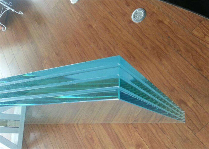 Colored / Clear PVB Laminated Glass 6.38mm 8.38mm 8.76mm Thickness For ...